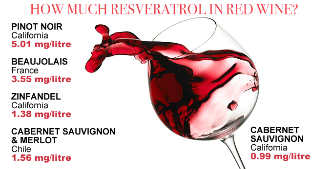 resveratrol vino tinto